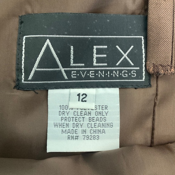 Vintage 90’s Y2k Iridescent Brown Beaded Bodice Prom Dress Maxi Fairy Rachel 12 - Picture 2 of 15